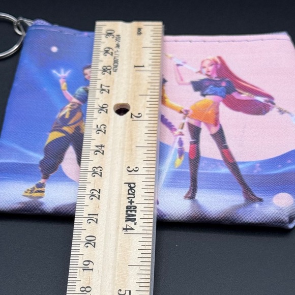 Cute Kawaii Anime Character Coin Purse‎ Wallet Pouch Keychain Holder Bag Kids - Picture 3 of 4